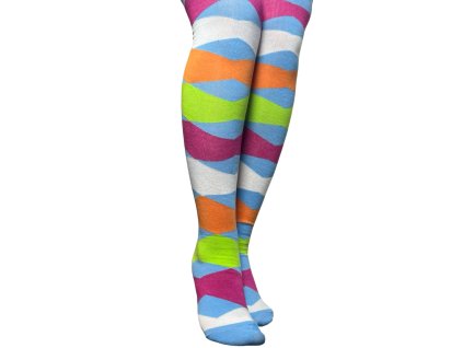 Dámské bavlněné nadkolenky modré 7007.03