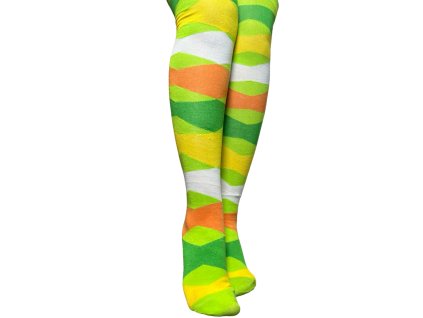 Dámské bavlněné nadkolenky zelené 7007.03