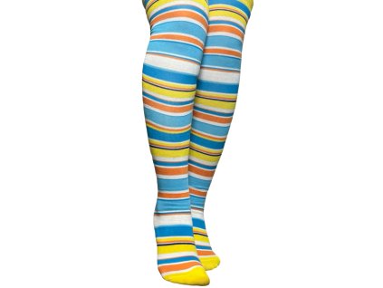 Dámské bavlněné nadkolenky světle modré 7007.04