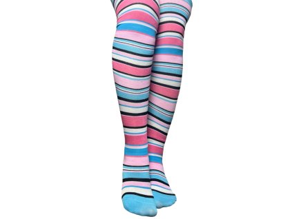 Dámské bavlněné nadkolenky modré 7007.04