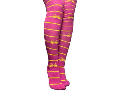 Dámské bavlněné nadkolenky růžové 7007.05