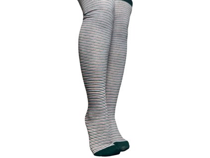 Dámské bavlněné nadkolenky černé 7007.06