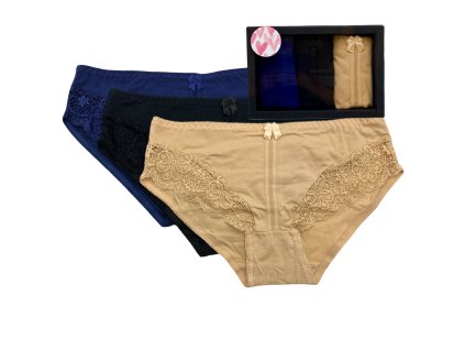 SET 3ks - Kalhotky v dárkové krabičce 7506