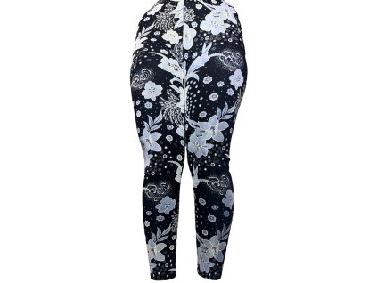 Dámské bambusové legíny černé WK-03.02