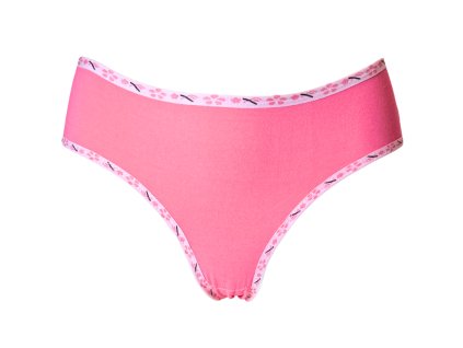 Dámské bambusové kalhotky tmavě růžové 3054