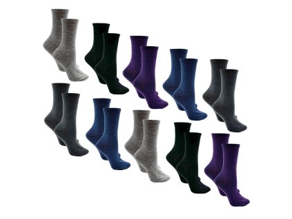 SET 10 Párů - Bavlněné ponožky CZ-5302
