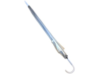 Průhledný deštník bílý 10140-1