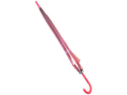 Průhledný deštník růžový 10140-1