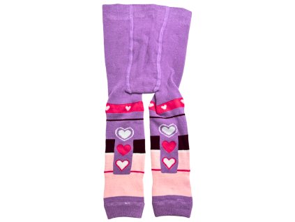 Dětské punčochové legíny fialové LG833