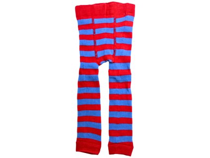Dětské punčochové legíny modro-červené LG833