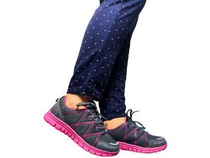 Dámské sportovní boty tmavě šedé 15003B-5