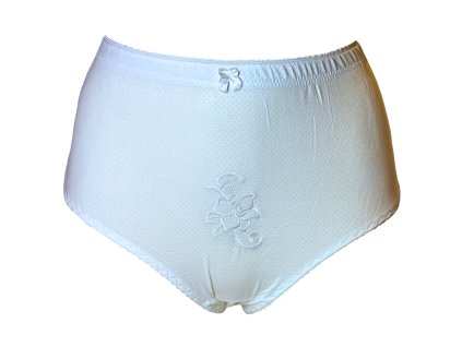 Dámské elastické kalhotky bílé 732