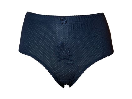 Dámské elastické kalhotky černé 732