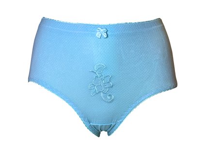 Dámské elastické kalhotky světle modré 732