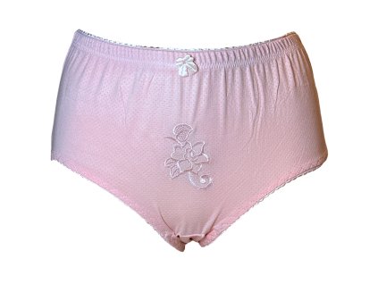 Dámské elastické kalhotky růžové 732