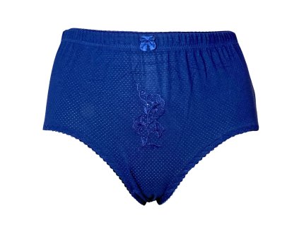 Dámské elastické kalhotky modré 730