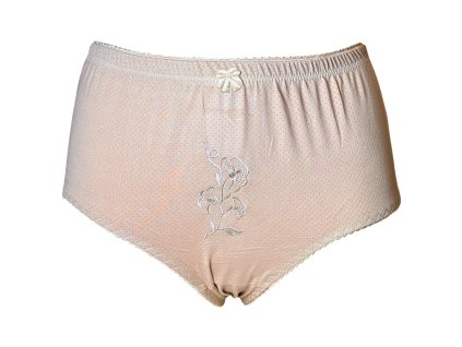 Dámské elastické kalhotky béžové 730