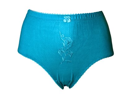 Dámské elastické kalhotky tyrkysové 730