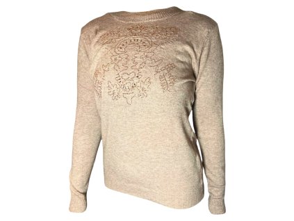 Dámský svetr béžový 7105