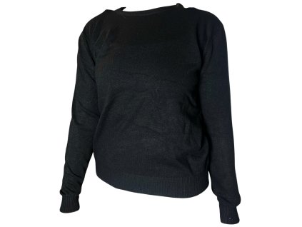 Dámský svetr černý 7106