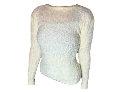 Dámský svetr bílý 7136
