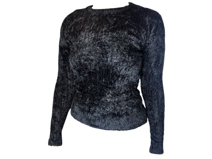 Dámský svetr černý 7136