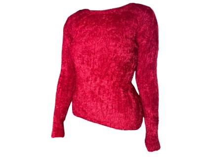 Dámský svetr červený 7136