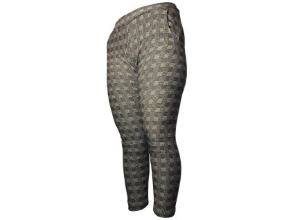 Dámské bavlněné legíny hnědé KA-302