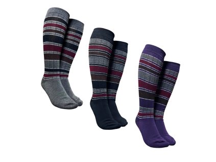 SET 3 Páry - Bavlněné podkolenky 8633.02