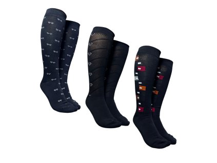 SET 3 Páry - Bavlněné podkolenky 8633.03