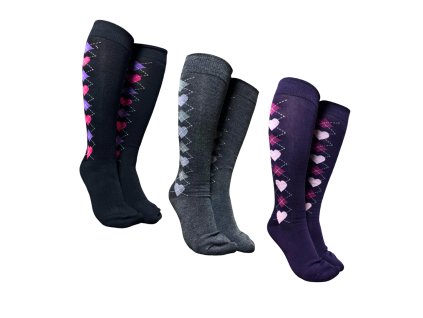 SET 3 Páry - Bavlněné podkolenky 8633.05