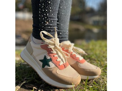 Dámské tenisky hnědé 77081-3