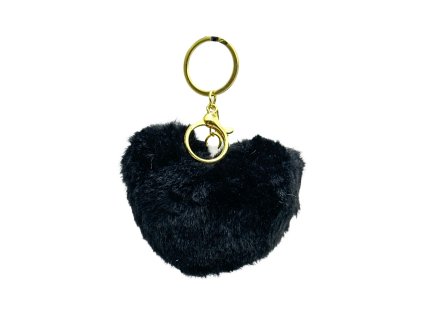 Plyšová klíčenka černá 0828-1