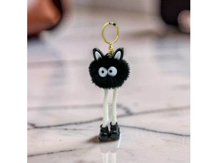 Plyšová klíčenka černá 0828-2