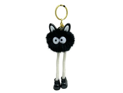 Plyšová klíčenka černá 0828-2