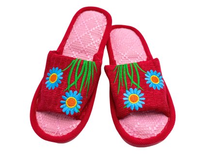 Dámské bačkory červené K17