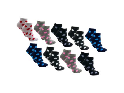 SET 9 Párů - Bambusové ponožky W054