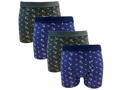 SET 4ks - Elastické boxer šortky Z086D-1