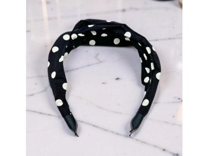 Čelenka do vlasů černá 24469