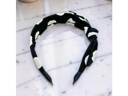 Čelenka do vlasů černá 24464