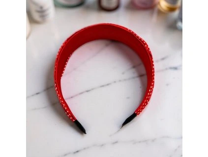 Čelenka do vlasů červená 21970