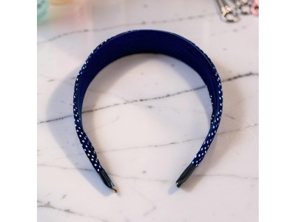 Čelenka do vlasů modrá 24448