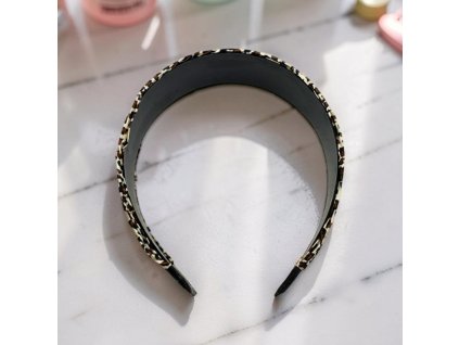 Čelenka do vlasů hnědá 0054