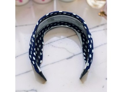 Čelenka do vlasů modrá 23139