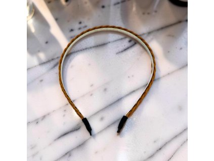 Čelenka do vlasů hnědá 21985