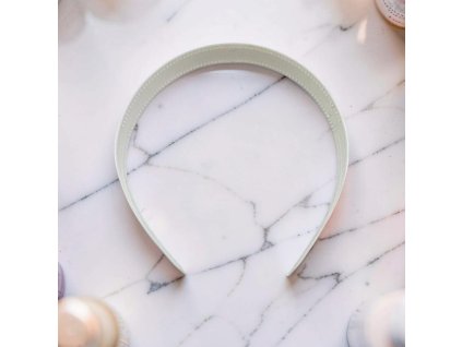 Čelenka do vlasů bílá 0052