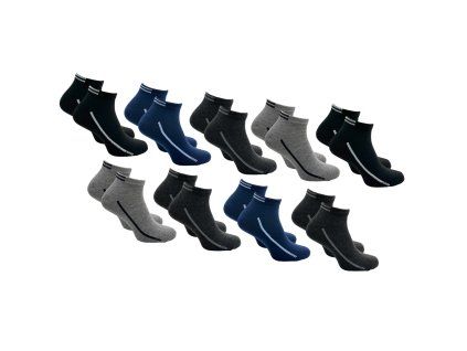 SET 9 Párů - Bambusové ponožky M005