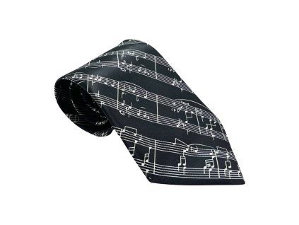 Kravata černá 002