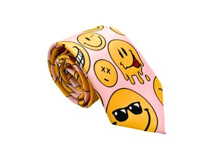 Kravata růžová 007