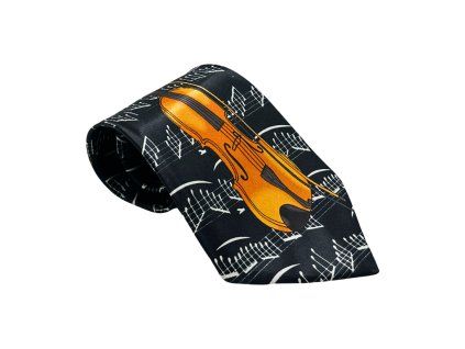 Kravata černá 003